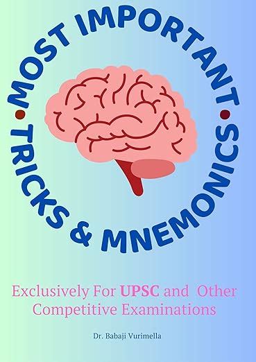 mnemonics for UPSC exam: most important tricks & mnemonics book for ...