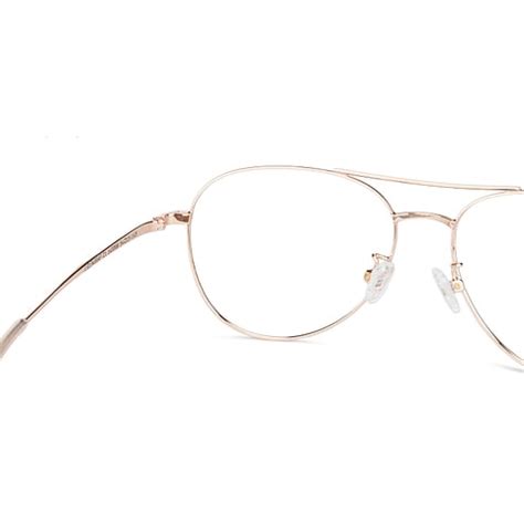 Buy Gold Transparent Full Rim Aviator John Jacobs SG Essentials JJ ...