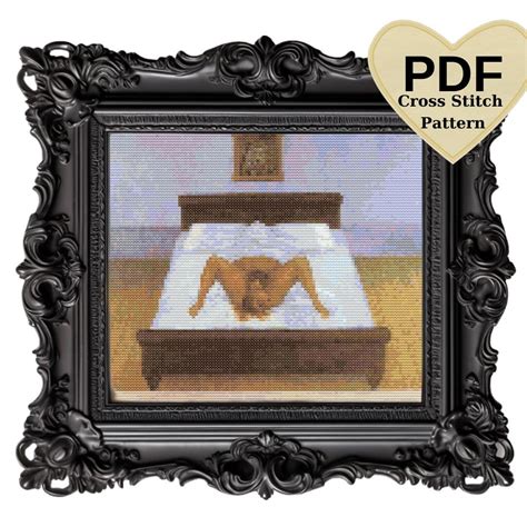 My Birth by Frida Kahlo Cross Stitch Pattern, Instant Download, Famous ...