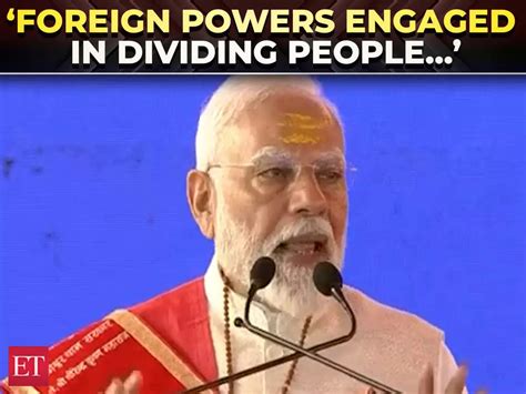PM Modi calls out people attacking religious faith; ‘Foreign powers ...