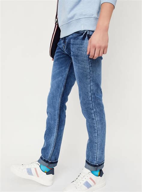 Buy Men Slim Fit Washed Jeans Online at just Rs. 999.0 - 1000012925462 ...