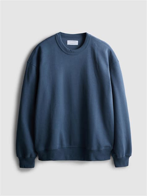 Mens Dark Blue Crew Neck Sweatshirt | Primark