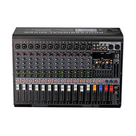 5 CORE 5 Core Audio Mixer 12 Channel DJ Mixing Board Bluetooth USB ...