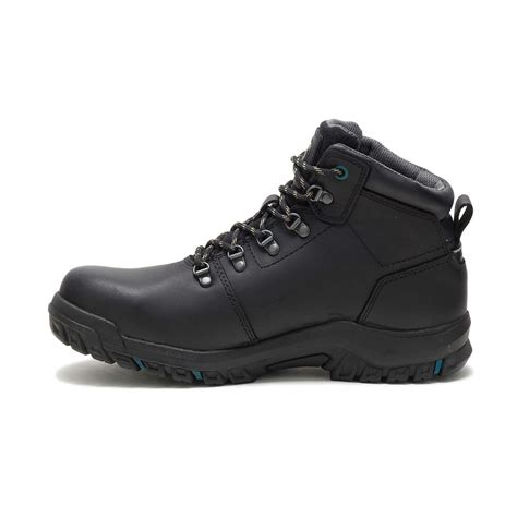 Caterpillar Waterproof Boots Factory Outlet - Mae Steel Toe Women Black