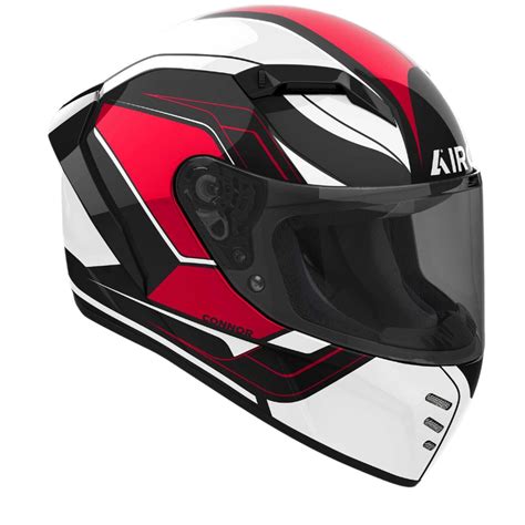 Airoh Connor Dunk Black Red White Gloss Helmet– Moto Central