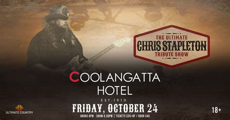 The Ultimate Chris Stapleton Tribute Show, Coolangatta Hotel, 24 ...