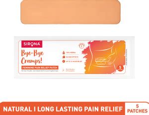 SIRONA Herbal Feminine Period Pain Relief Patches for Menstrual & Body ...