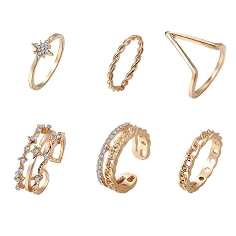 Metal Boho Midi Finger Rings Set – BLING QUEEN