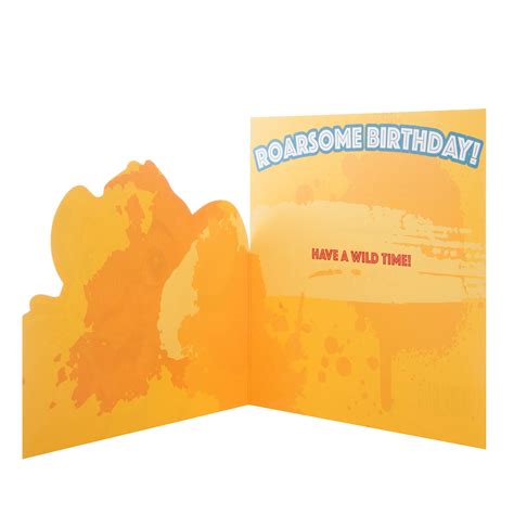 Lion King Birthday Card for Kids from Hallmark - Die-Cut Simba Design ...
