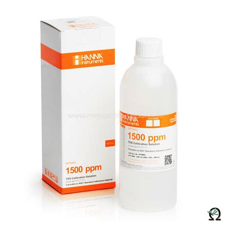 Hanna TDS-Kalibrierlösung HI70442 1500 ppm (mg/l)