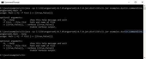 Command Line Parser Java 的图像结果