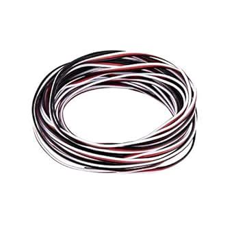 3NH® 10m Servo Wire Cable 22awg Futaba 3-Pin K6J4 : Amazon.in ...