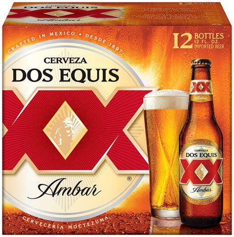 Cerveza Dos Equis Ambar Lager Mexican Beer, 12-Pack 12 Oz. Bottles ...