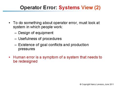 Image result for Operator Error