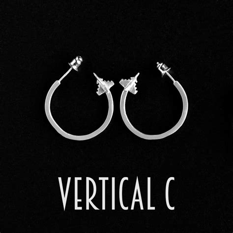 Buy Rafale Vertical Earrings Hoop Design Online In India – MILITARY ...