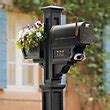 Signature Plus Mail Post, Mailbox, Flower Box, and Newspaper Holder ...