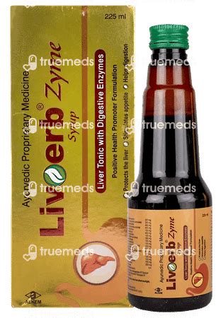 Livoerb Zyme Syrup 225 Ml - Uses, Side Effects, Dosage, Price | Truemeds