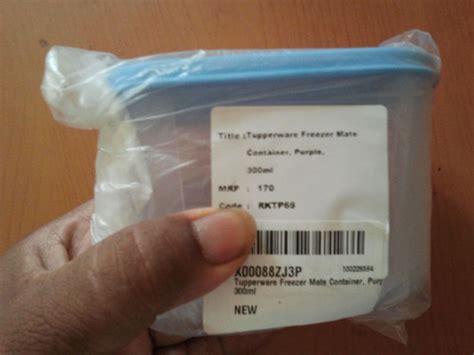 Buy Tupperware Freezer Mate Container, Purple, 300ml Online at Low ...