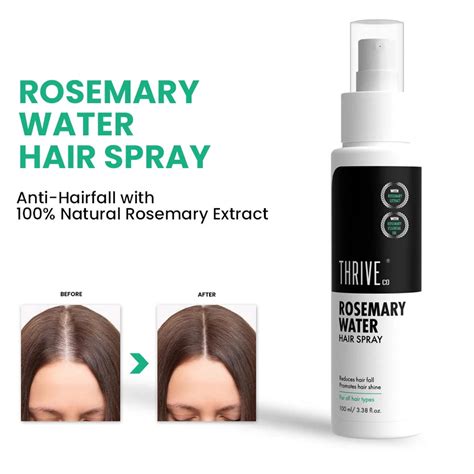 Rosemary Water Hair Spray for Hair Growth with Rice Water | ThriveCo