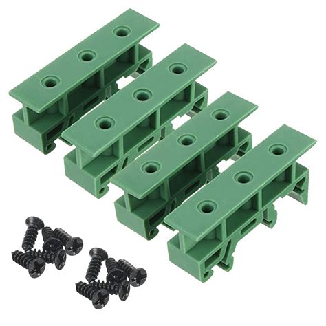 Sysly 2 Sets PCB DIN Rail Mounting Adapter Circuit Board Mounting ...