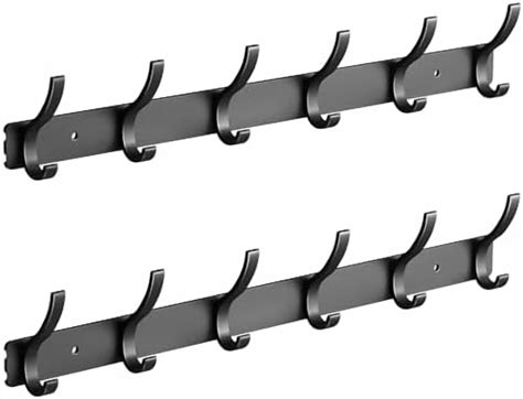 2PCS(15.7 x 3.3 x 2.3 Inch) Coat Rack Wall Mount, Coat Hanger Wall ...