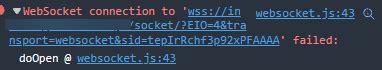 Image result for JavaScript WebSocket Error