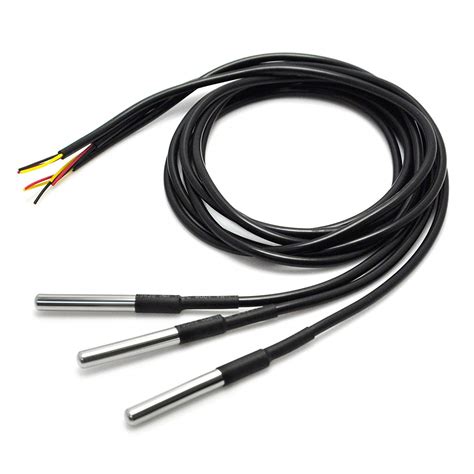 Electrobot DS18B20 Temperature Sensor Waterproof Digital Thermal Probe ...