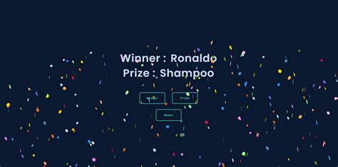 Raffle App 的图像结果