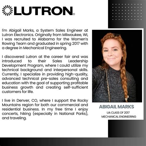 UA Sales Program on LinkedIn: Lutron Electronics has 8 Bama Alums, and ...