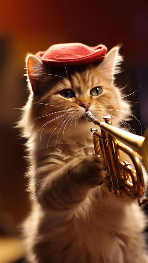 Download wallpaper cat, cat, digital art, AI art, neural network, the ...