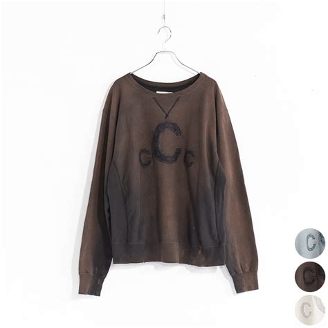 【50% OFF】[2401006M]concause(コンコース)RW F-V cCc LOGO SWEAT SHIRTS(リバースウィーブ ...