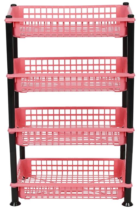 Aristo Multipurpose Plastic Storage Rack 4 Shelf /Multi Purpose/Kitchen ...
