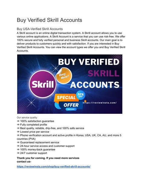 PPT - Buy Verified Skrill Accounts - Copy PowerPoint Presentation, free ...