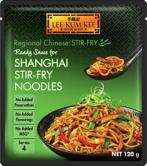 Lee Kum Kee Gluten Free Ready Sauce for Shanghai Stir-fry Noodles 120g ...