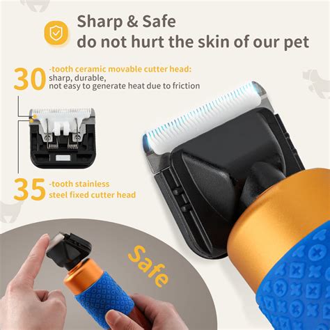 Snapklik.com : CGOLDENWALL Dog Hair Clipper For Grooming 200W Pet ...
