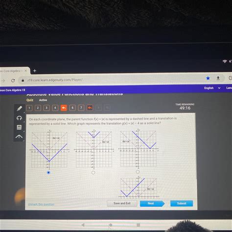 On each coordinate plane, the parent function f(x) = |x] is represented ...