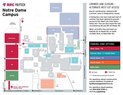 Update on West Zone Parking at NDC : RRC Polytech: Communications and ...