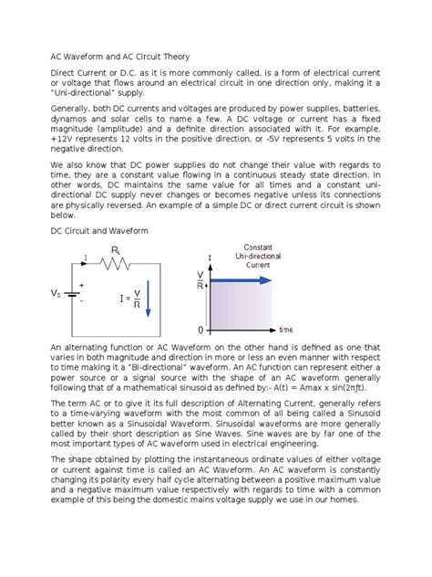 Understanding Alternating Current Waveforms: A Comprehensive Guide to ...