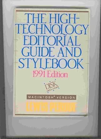 Buy Macintosh Version (The High Technology Editorial Guide and ...