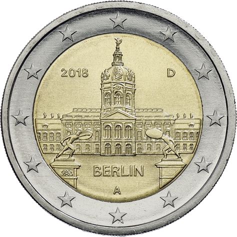 Deutschland 2 Euro 2018 Berlin Schloß Charlottenburg prfr