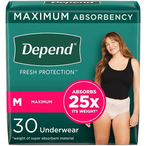 Depend Fresh Protection Adult Incontinence Underwear for Women ...