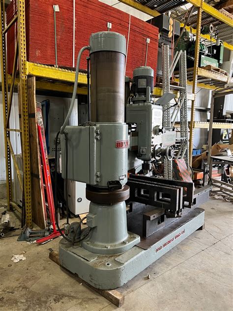 Ooya RE2-1300 4' Arm x 13" Column Radial Arm Drill | eBay