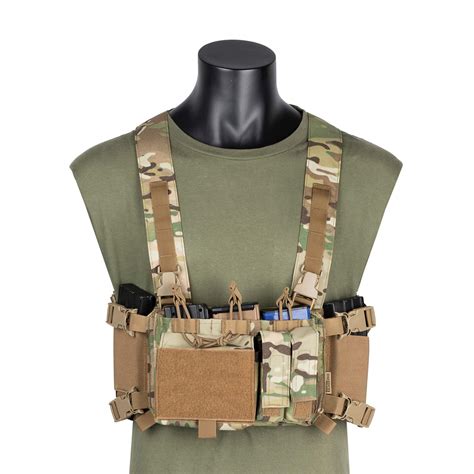 Buy OneTigris Multicam Minimalist Chest Rig Set & Coyote Brown Elastic ...