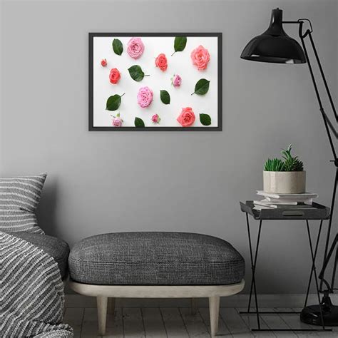 VERRE ART Printed Framed Canvas Painting for Home Decor Office Wall ...