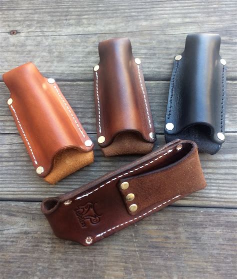 Buy Leather Flashlight Holster for Terralux, Streamlight, Maglite Mini ...