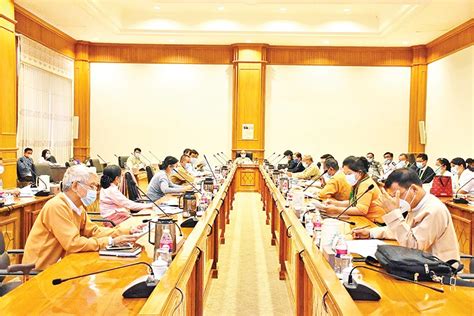 A session inside the Pyidaungsu Hluttaw in progress