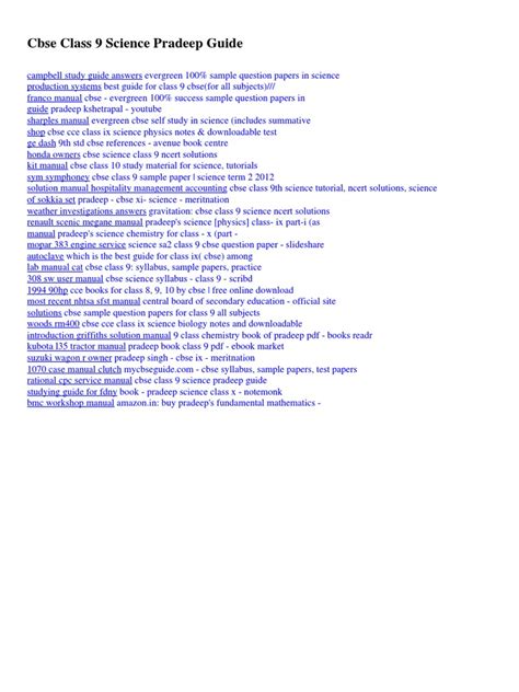 Image result for Study Path Class 9 Science