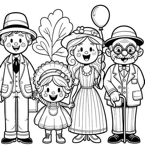 Free Printable Coloring Pages Of People