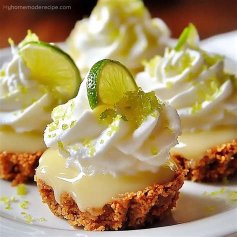 No-Bake Mini Key Lime Pies Recipe - My Homemade Recipe