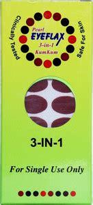 PEARL EYEFLAX Kumkum Bindi Light Maroon Oval Box with 15 Flaps LMO 1 ...